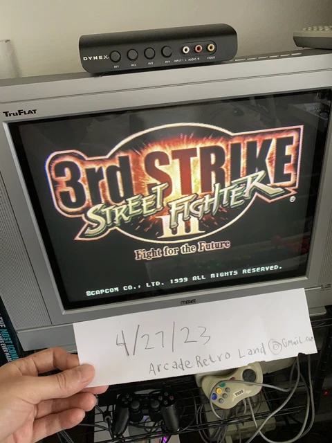 ORIGINAL STREET FIGHTER III 3rd Third Strike Arcade PCB Capcom CPS3 ...