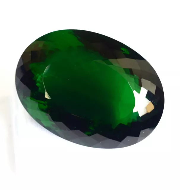 Afghanistan 160 CT Naturel Géante Vert Ovale Tourmaline Desseré Pierre Précieuse