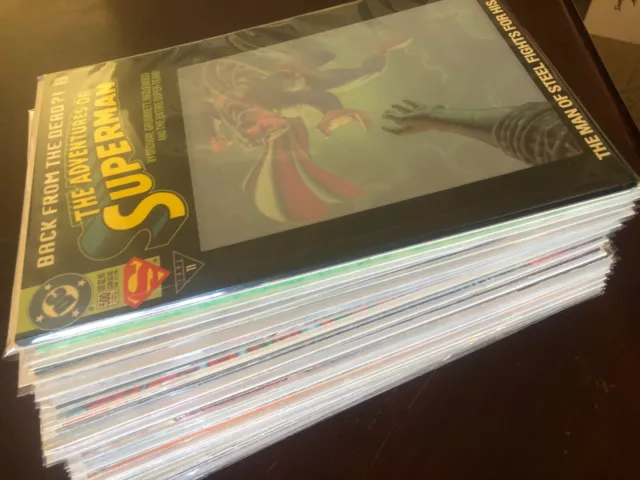 34x ALL SUPERMAN/ADVENTURES OF... Vol 1 LOT! VINTAGE 90s+! Funeral! #500! &more