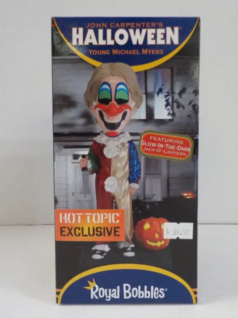 G1211 Royal Bobbles HALLOWEEN Young Michael Myers Bobblehead Hot Topic Exclusive