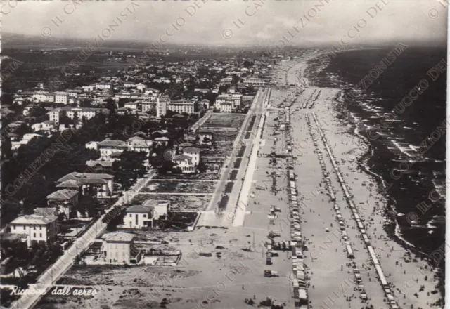 Riccione dall’aereo spiaggia Rimini Cartolina