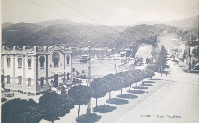 Cartolina - Lago Maggiore - Luino - 1920 ca.