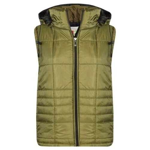Bambini Ragazzi Maniche Imbottito con Cappuccio Foderato Gilet Giacca 5-13 Anno