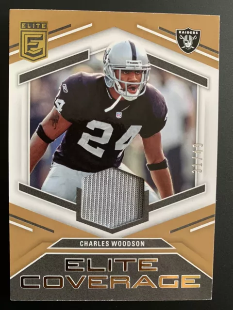 Charles Woodson, Las Vegas Raiders, NFL, Jersey Patch, Football, 2023, 31/49