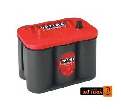 AGM BATTERIA AUTO OPTIMA RTC4.2 50AH 815A RED ROSSA PER  FIAT FREEMONT JEEP WRANGLER 