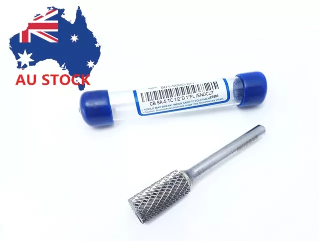 Carbide Burr (All Sizes) - Cylindrical EndCut, Double Cut 801 series (Australia)