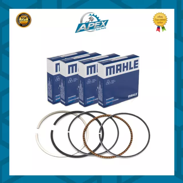 4 X For Vauxhall Opel C20Let C20Ne C20Xe +0.5 86.5 Mm Mahle Piston Rings