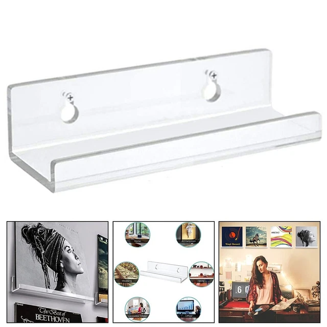 LEIMEND 6 PCS Etagere Mural Disque Vinyle en Acrylique Étagère d LEIMEND 6 PCS Etagere Mural Disque Vinyle en Acrylique Étagère d