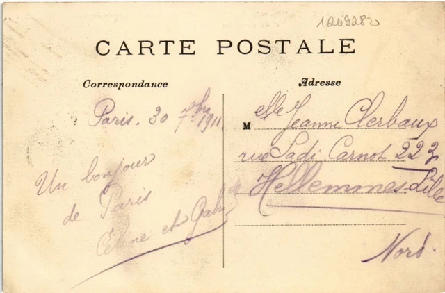 CPA PARIS 15th Le Metropolitain comic book Pasteur Avenue de Breteuil (1249282) 2