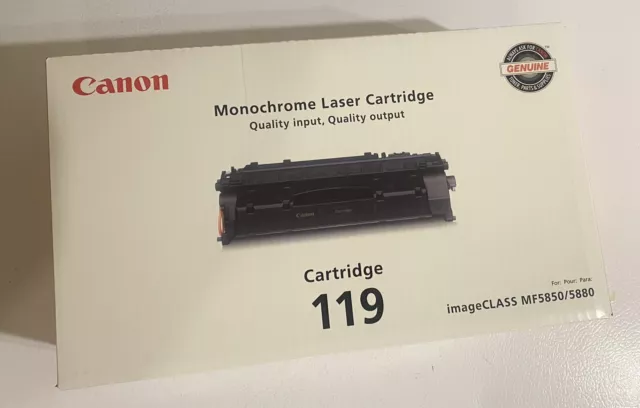 OEM GENUINE CANON 119 Black Toner Cartridge - 3479B001