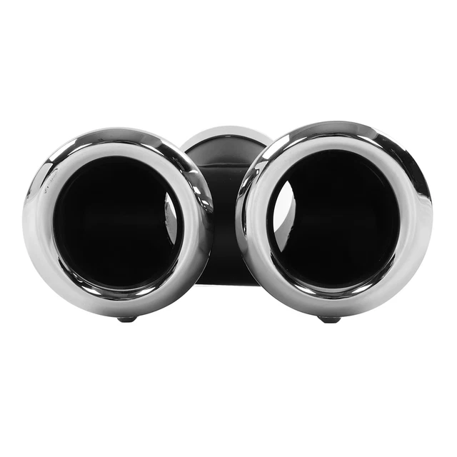 (Brillant) Video Shooting Car Modifié Round Style Four-Outlet Tail Throat