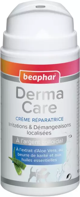 - DERMACARE - Crème Réparatrice Pour Chien Et Chat - À L'Argent Colloïdal, Aloe