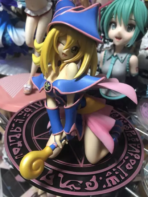 Yu-Gi-Oh Black Magician Girl 1/7 PVC Figure Kotobukiya Used Japan Excellent