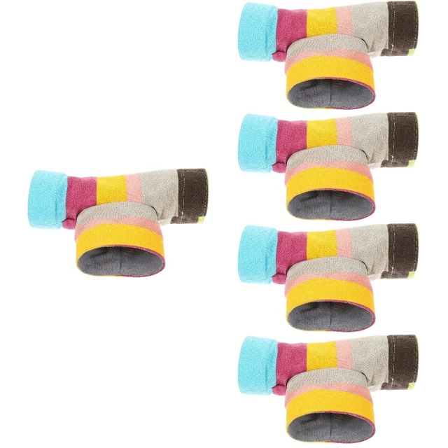 5pcs Faltbarer Haustunnel Spielzeug Hamster Drill Eimer Hamster Spielzeug
