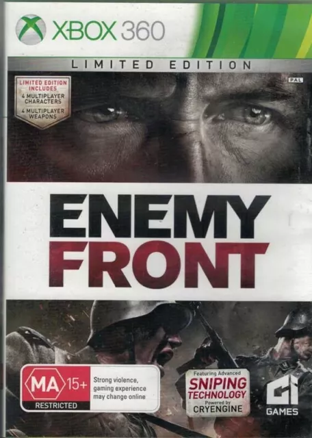 Enemy-front Xbox 360 Jogo original em primeira pessoa com o tema