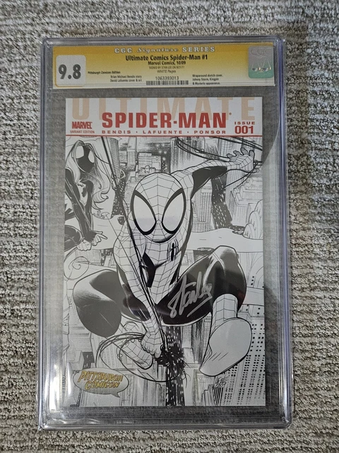 Ultimate Spiderman #1 CGC 9.8 SS Signed STAN LEE Variant Pittsburgh Comicon 2009
