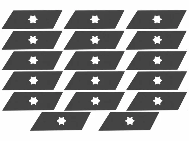 Messersatz (17 Stück) passend für Kynast 15-E-401 Vertikutierer
