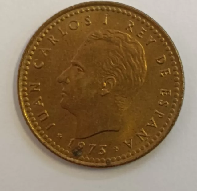 Moneda Una Peseta De 1975. 2