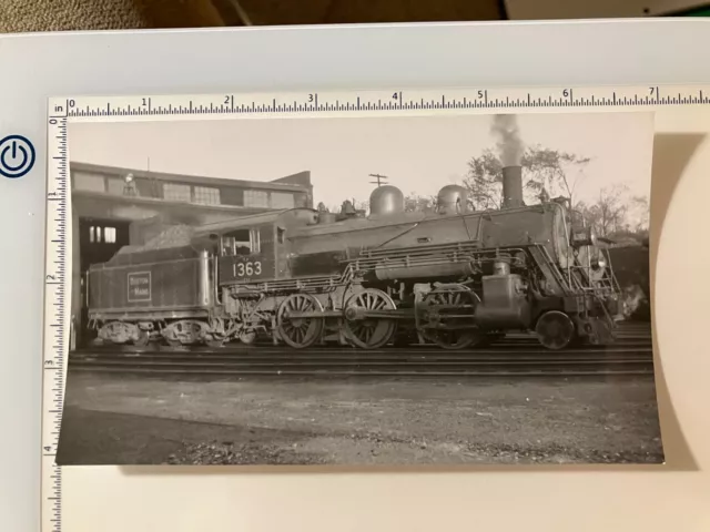 Vintage Foto Boston & Maine Railroad Lok 1363 Dover NH
