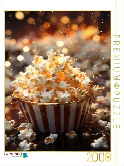 CALVENDO Puzzle Popcorn | 2000 Teile Lege-Größe 90x67cm Foto-Puzzle für glücklic