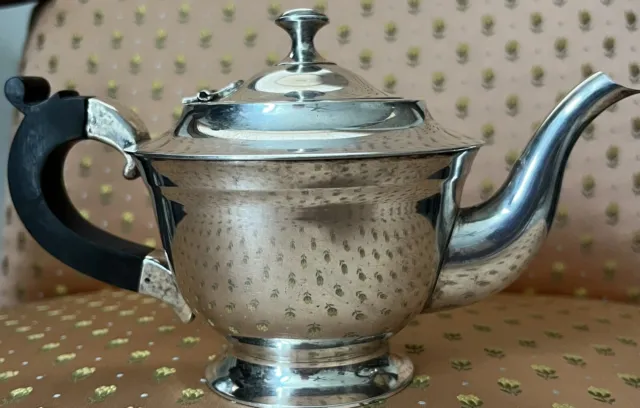 vintage silver/nickel tea pot
