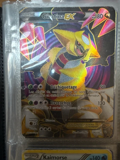 CARTE POKÉMON 2012 Giratina EX Full Art 124/124 Dragon Exalté EUR 55,00 ...