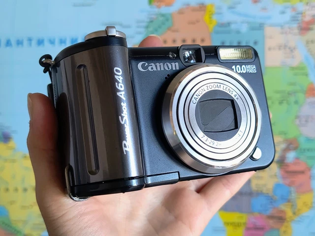 Canon PowerShot A640 10.0メガピクセル デジタルカメラ Amazon Canada: Canon PowerShot A640 10MP Digital Camera with
