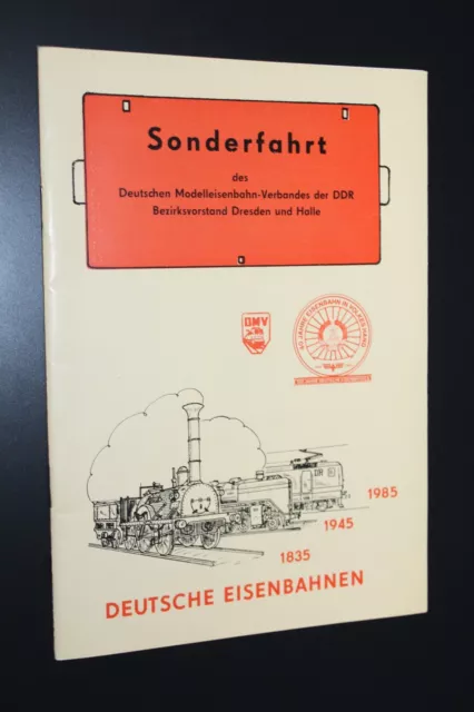 Prospekt Broschüre Sonderfahrt Sterntreffen Nossen DR DDR 1985 - 28 Seiten