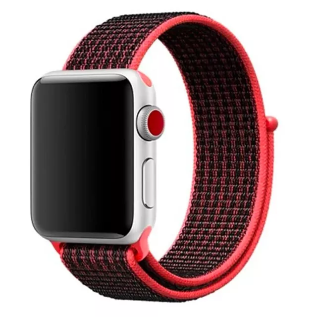 Nylon Woven Loop Bands Stylish Secure Straps Fits For iWatch 8 7 6 5 4 3 SE