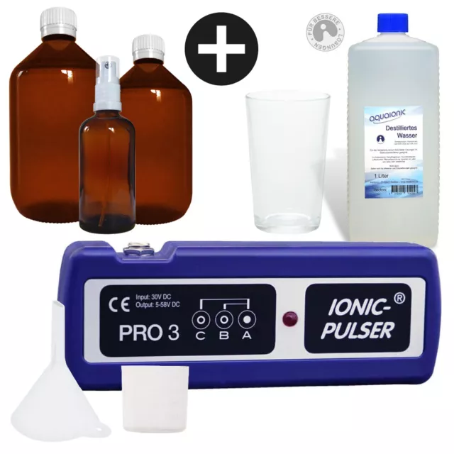 Medionic Ionic-Pulser® PRO 3 Starter-Set - Silbergenerator - Neues Modell