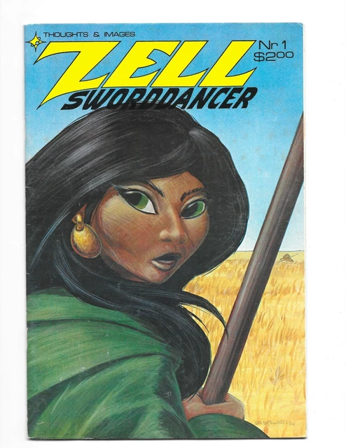 Thoughts and Images Zell Sworddancer #1 (July 1986) Mid Grade