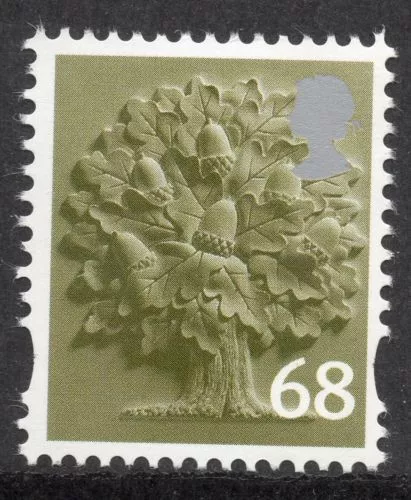 EN31 68p OAK TREE Unmounted Mint GB ENGLAND REGIONAL.