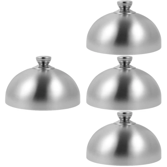 4x Metal Food Tent Cover Food Serving Cover Dome Dish Cover