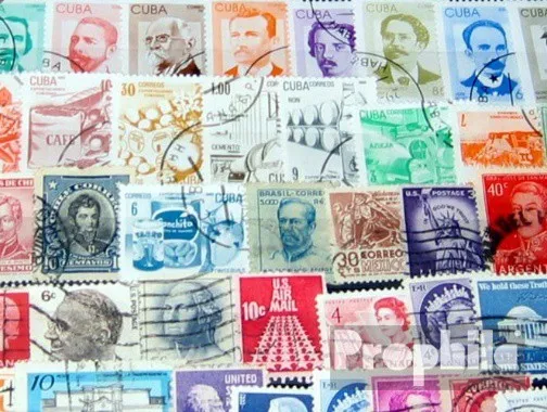 Briefmarken Amerika 100 verschiedene Marken