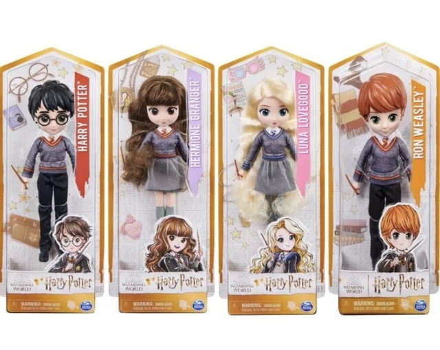 Harry Potter Wizarding World Dolls  Hermione Granger Ron Weasley Luna Lovegood