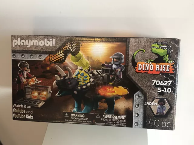Playmobil Triceratops et Soldats 70627 Dino Rise 40 Pièces Neuf
