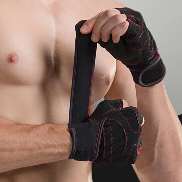 Cyclisme Fitness Gants Sport Gants Antidérapant Entraînement 1 Paire Demi Doigt