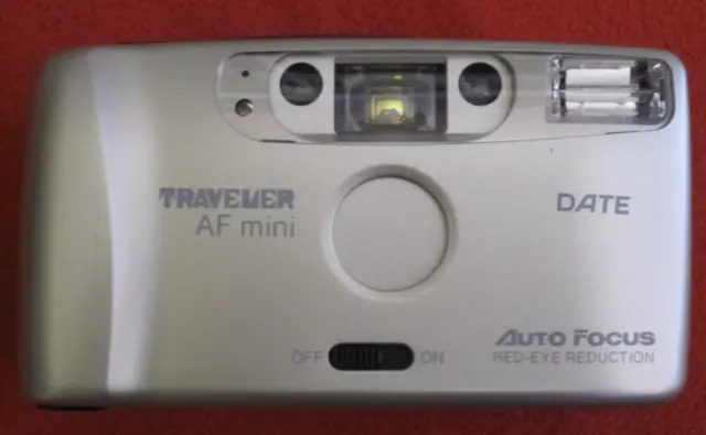Kleinbild- Kamera Traveuer AF-Mini, Auto-Focus, LCD, Blitz etc. top Zustand