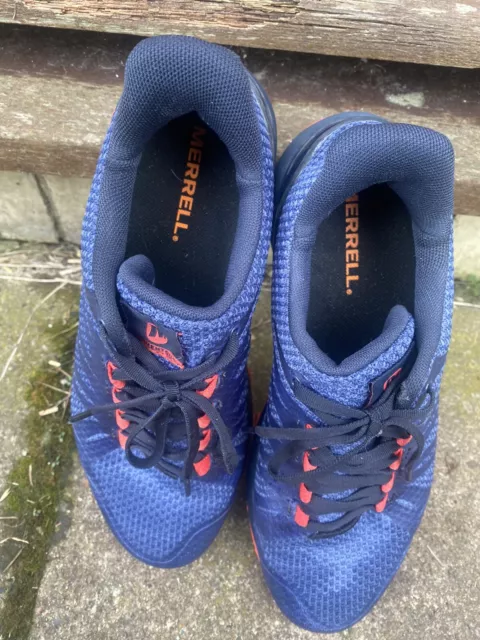 Women’s Merrell  Momentous Trainers Vibram Soles Blue Trainers Size 6.5 U.K.