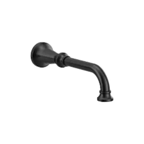 Pico De Relleno De Bañera Moen Tfs5001Bl Colinet Negro Mate