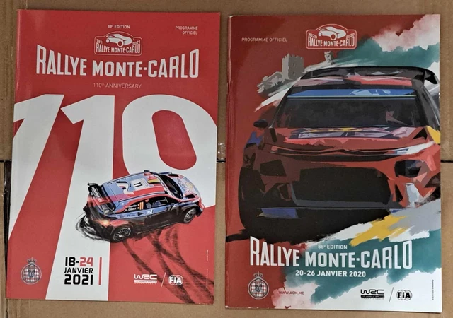Programmes 88Eme -89Eme Rallye Monte Carlo 2020/ 2021
