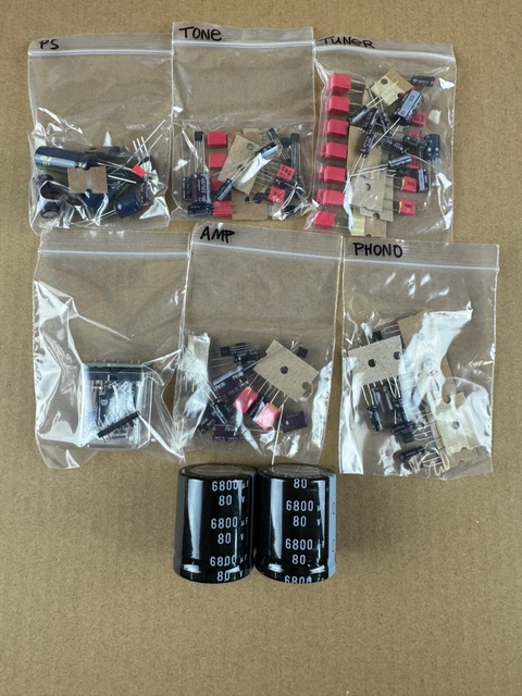 Marantz 3250B Complete Rebuild Kit High-Quality Preamplifier Recap
