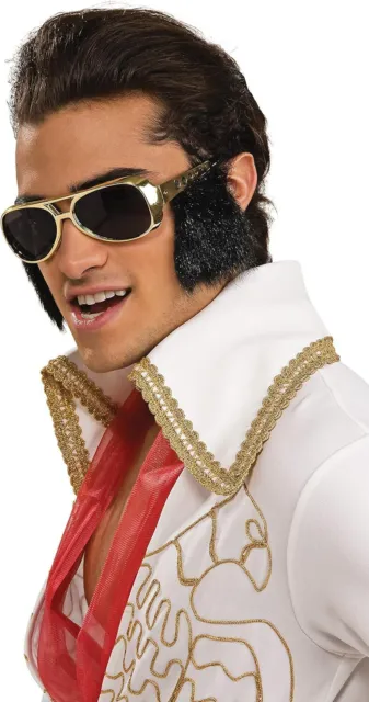 Rubie's Costume Elvis Presley Sunglasses with Attached Sideburns
