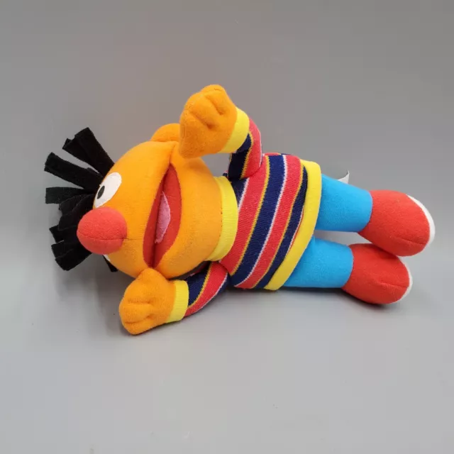 Sesame Street Ernie Stuffed Animal Plush Doll Fisher Price floppy hair 7 inch 5