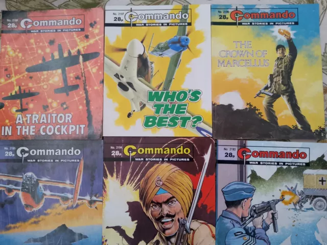 30 Commando Comics 2153 To 2199