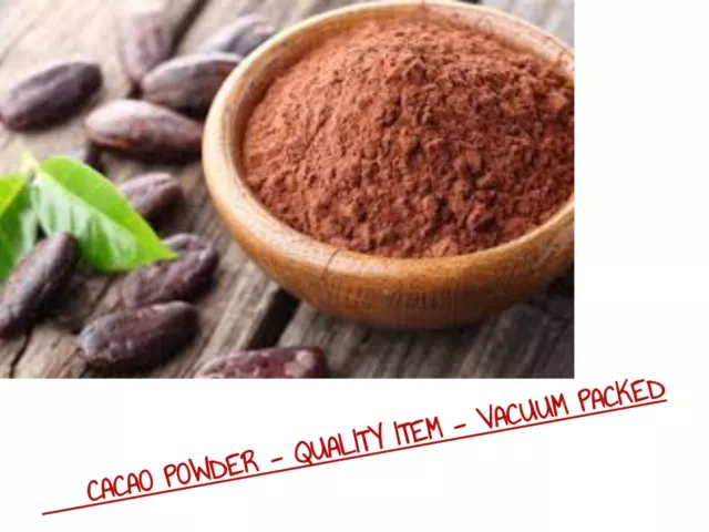 Organic Cacao Powder 100% Organic Raw Cocoa Powder Dark Chocolate  Vacuum Pack