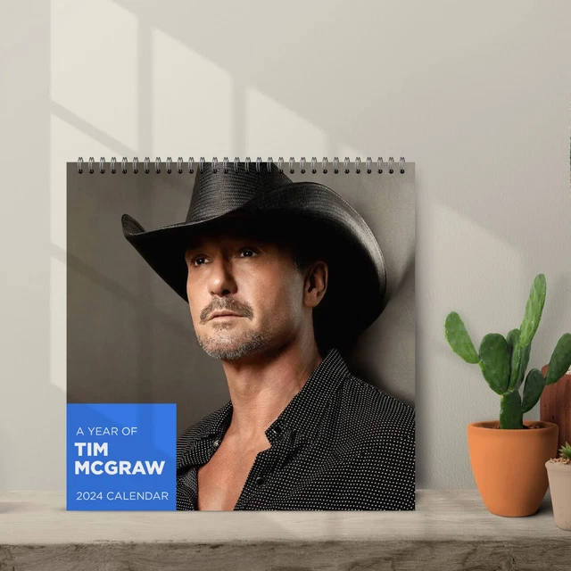 TIM MCGRAW CALENDAR 2025, Tim McGraw 2025 Celebrity Wall Calendar £23.
