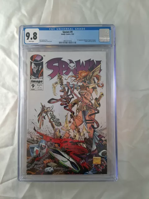 Spawn #9 (Image, 1993) CGC 9.8 Todd McFarlane - Medieval Spawn,Angela,Spawn,C...