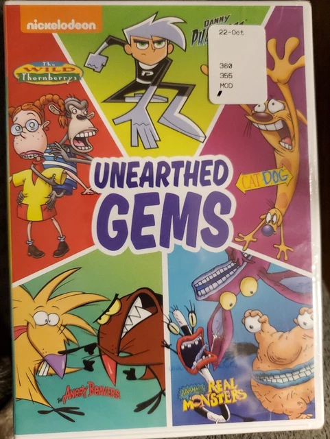 Nickelodeon Unearthed Gems DVD - Sealed Danny Phantom, The Angry Beavers, Catdog