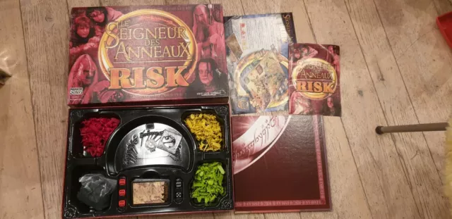 Risk - Le Seigneur des Anneaux - Extension Gondor & Mordor Jeu Parker 2003  - jouets rétro jeux de société figurines et objets vintage